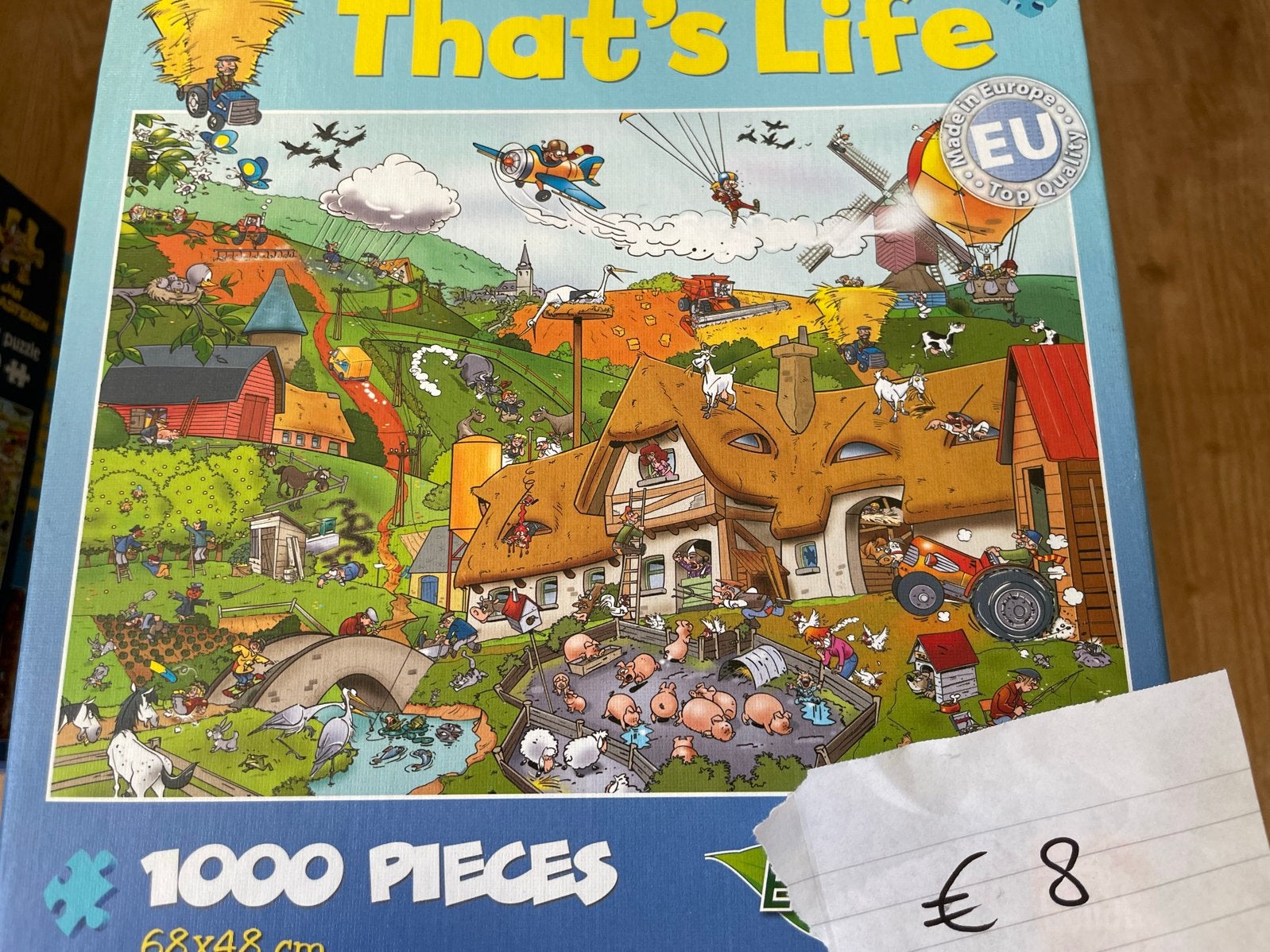 Diverse legpuzzels: That's Life (1000 stukjes) & Mini Wasgij, Ophalen, 500 t/m 1500 stukjes, Zo goed als nieuw, Legpuzzel