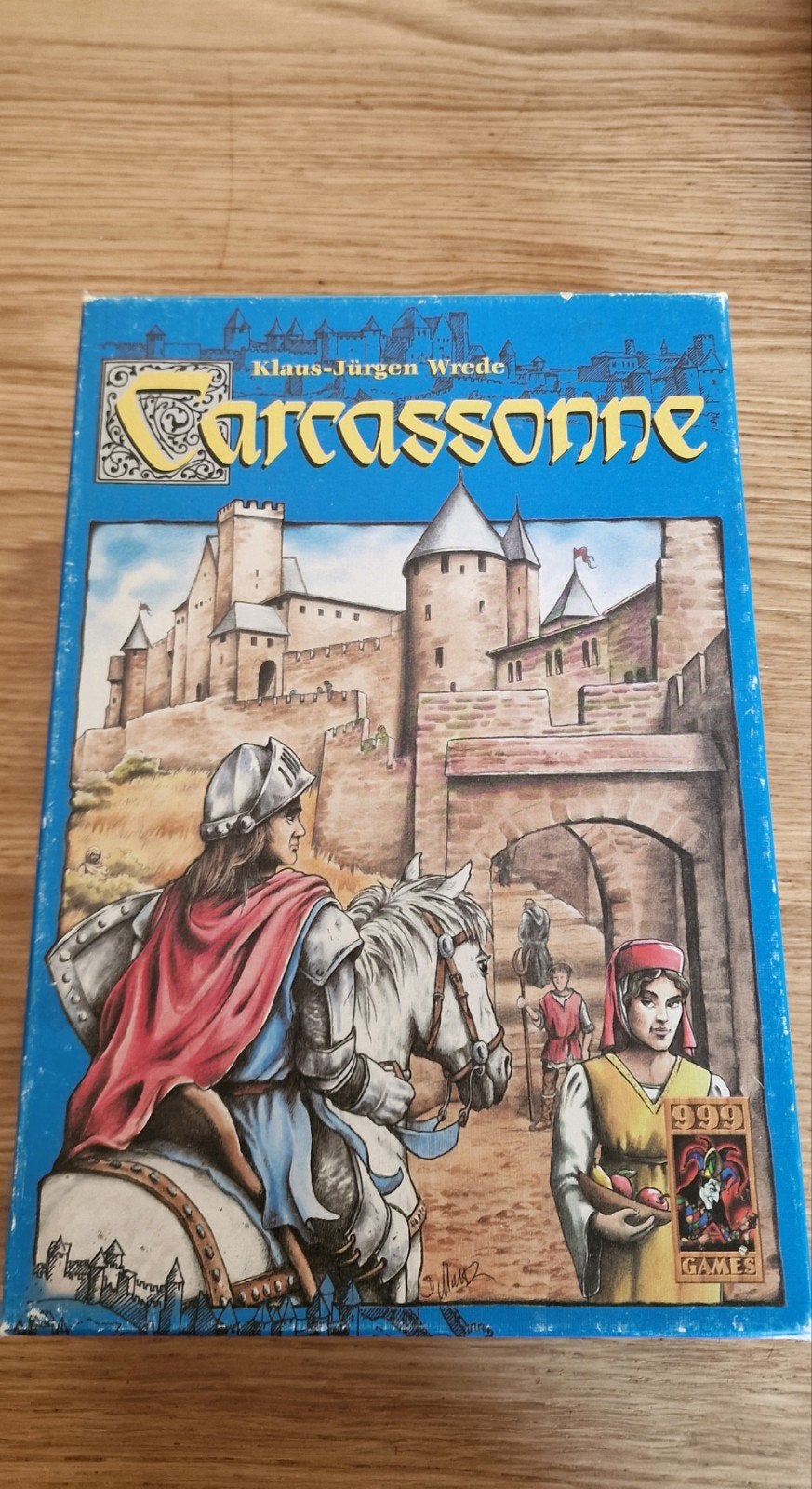 Bordspel Carcassonne 999 games, Een of twee spelers, Ophalen, Zo goed als nieuw, 999 Games