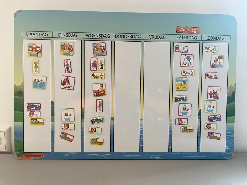 Planbord voor kinderen, Ophalen of Verzenden, Gebruikt