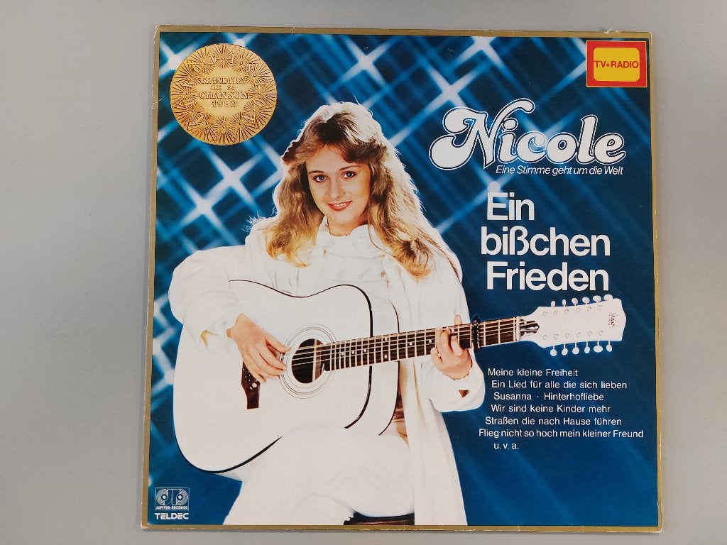 LP:  NICOLE  -  Ein bisschen Frieden, LP, Gebruikt, Pop, 7 inch