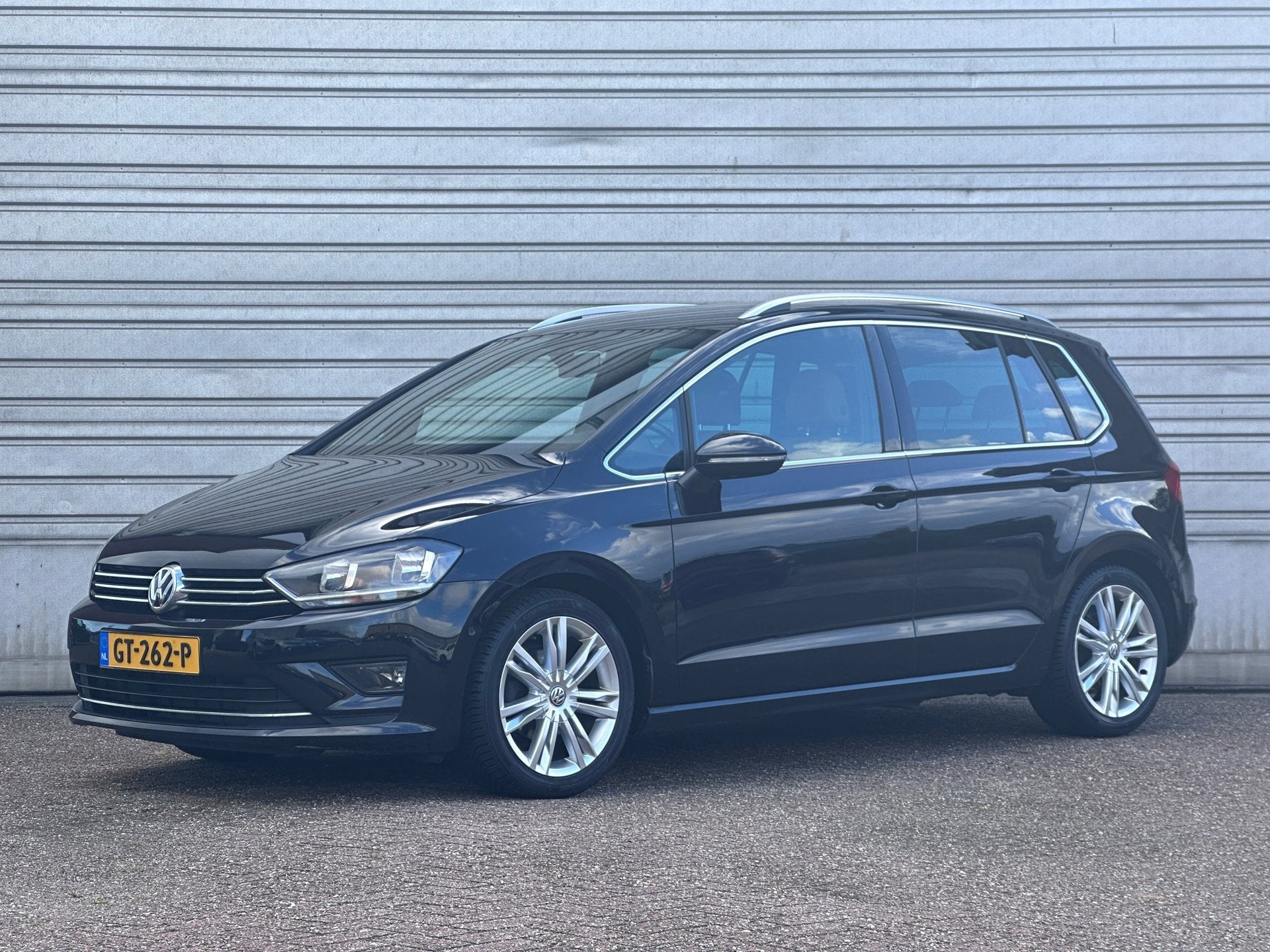 Volkswagen Golf Sportsvan 1.2 TSI Business Edition|Leder|Tre, Auto's, Gebruikt, Euro 6, 4 cilinders, Zwart