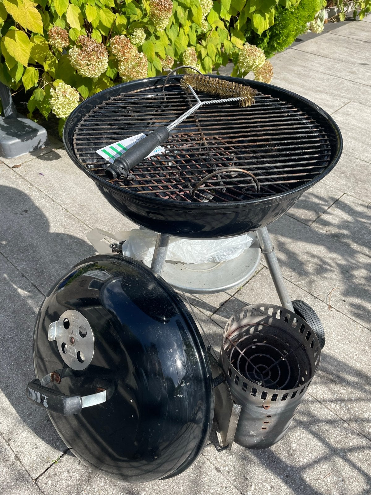 Weber Barbecue 48 cm compleet met accessoires, Ophalen, Gebruikt