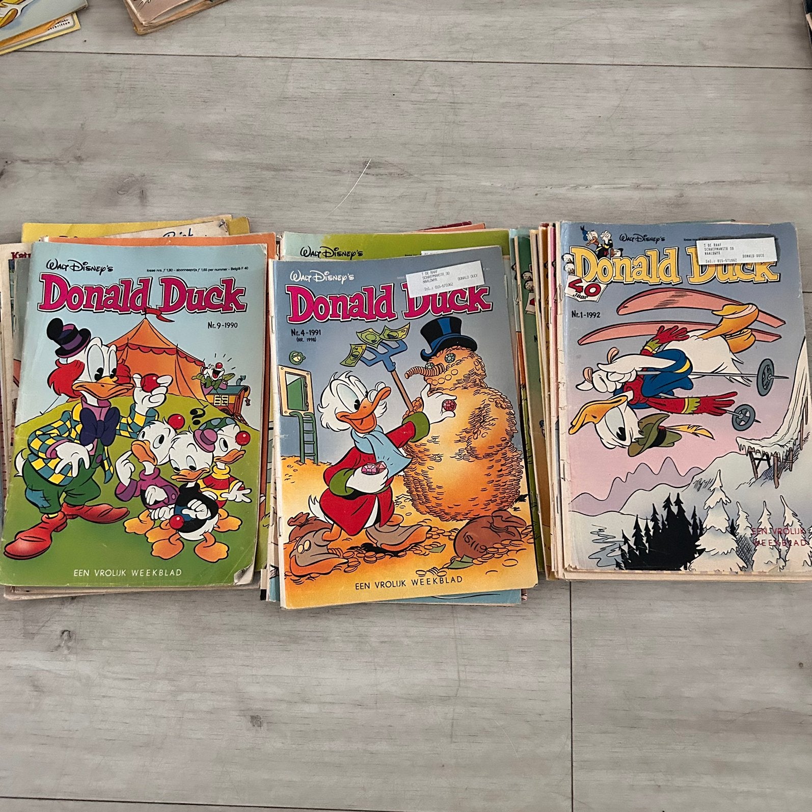Donald Duck weekbladen 1990-1992 | oude partij, Meerdere comics, Ophalen of Verzenden, Gelezen, Europa