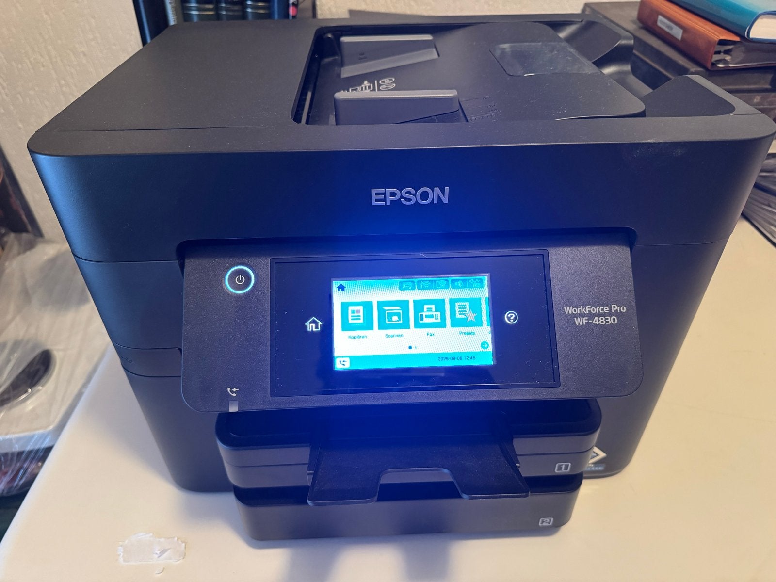 Epson WorkForce Pro WF-4830 All-in-One Printer, Computers en Software, Printers, Ophalen, Faxen, Inkjetprinter, All-in-one
