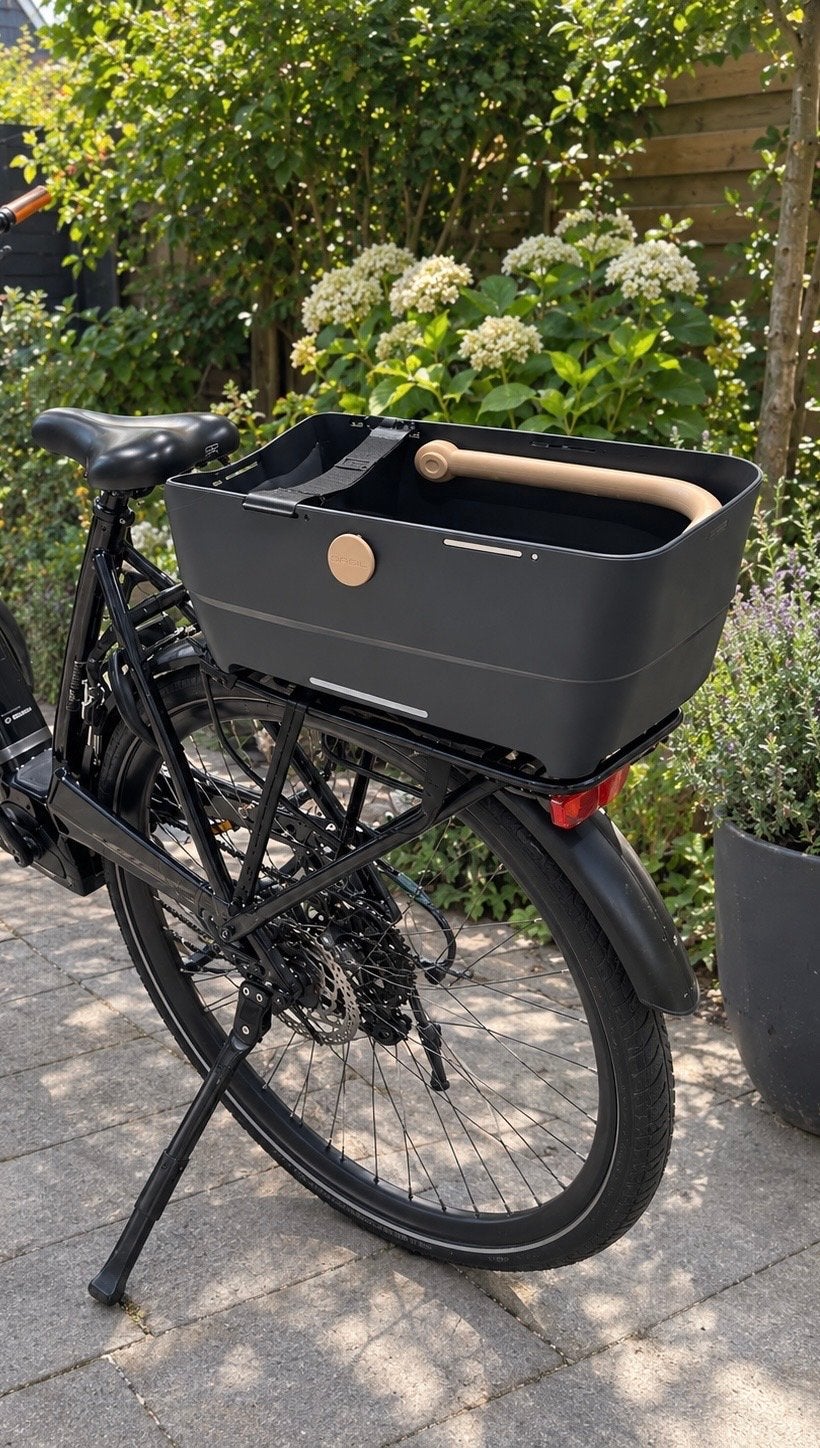 Basil Cento Neo Fietsmand Achter Zwart, Fietsen en Brommers, Ophalen of Verzenden, Nieuw, Fietsmand
