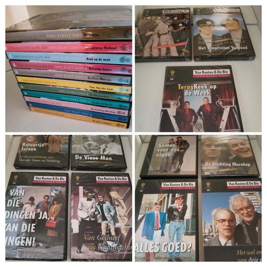 Van Kooten en De Bie - Bliotheek 11DVD (Nieuw in Seal) +Boek, Alle leeftijden, Ophalen, Nieuw in verpakking, Tv-programma of Sketches