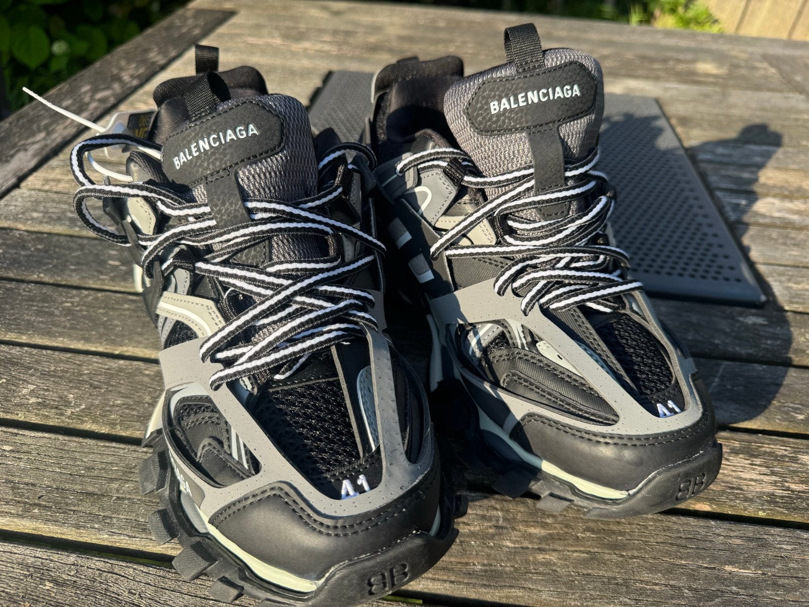 Balenciaga Track sneakers zwart/grijs, maat 41, Ophalen, Zwart, Nieuw, Sneakers of Gympen