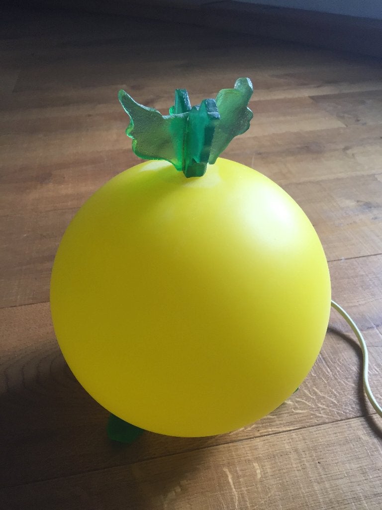 taliaanse design lamp, Ophalen of Verzenden, Zo goed als nieuw, Glas