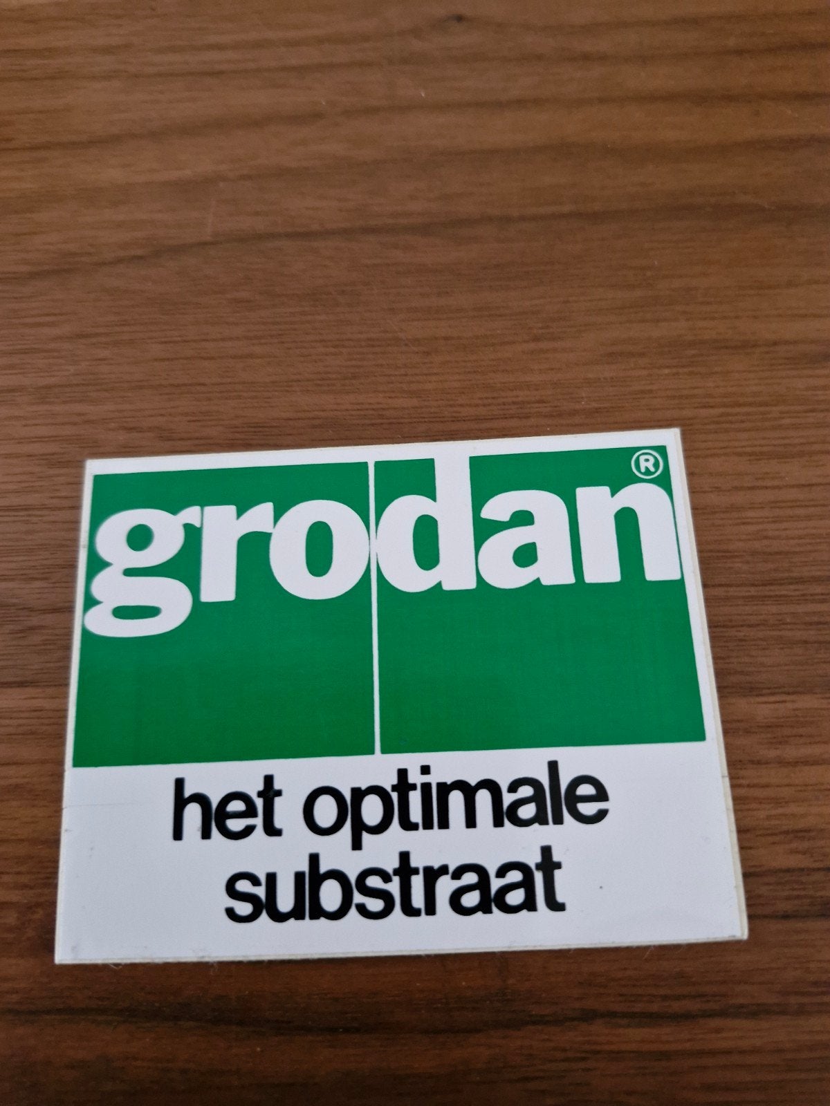 9778 Grodan Sticker - Het Optimale Substraat, Ophalen of Verzenden, Nieuw, Overige typen
