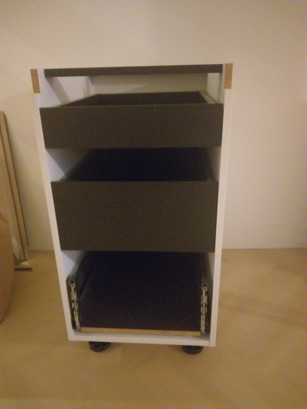 Nieuwe glazen keukenkast met lades - 45 cm lengte, Huis en Inrichting, Keuken | Keukenelementen, Ophalen, Zo goed als nieuw
