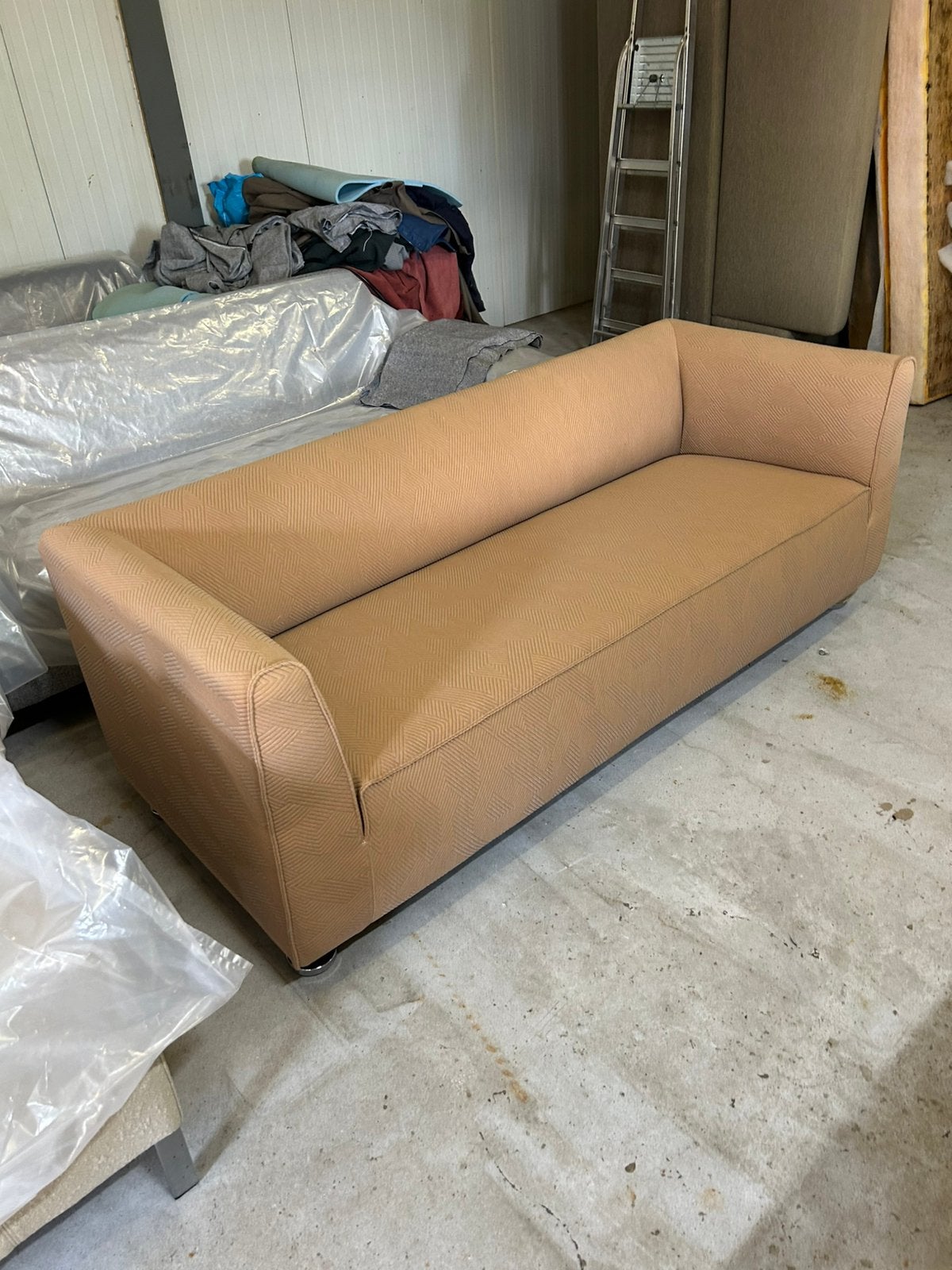 Gelderland bank 4800 2/5 zits kvadrat febrik mizmaze, Ophalen, Zo goed als nieuw, 75 tot 100 cm, Stof
