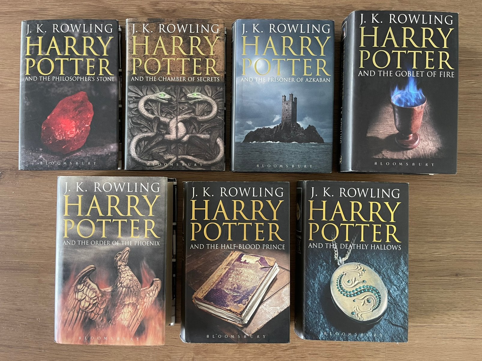 Harry Potter Complete Serie - Engelse Adult Edition, Boeken, Ophalen of Verzenden, Gelezen