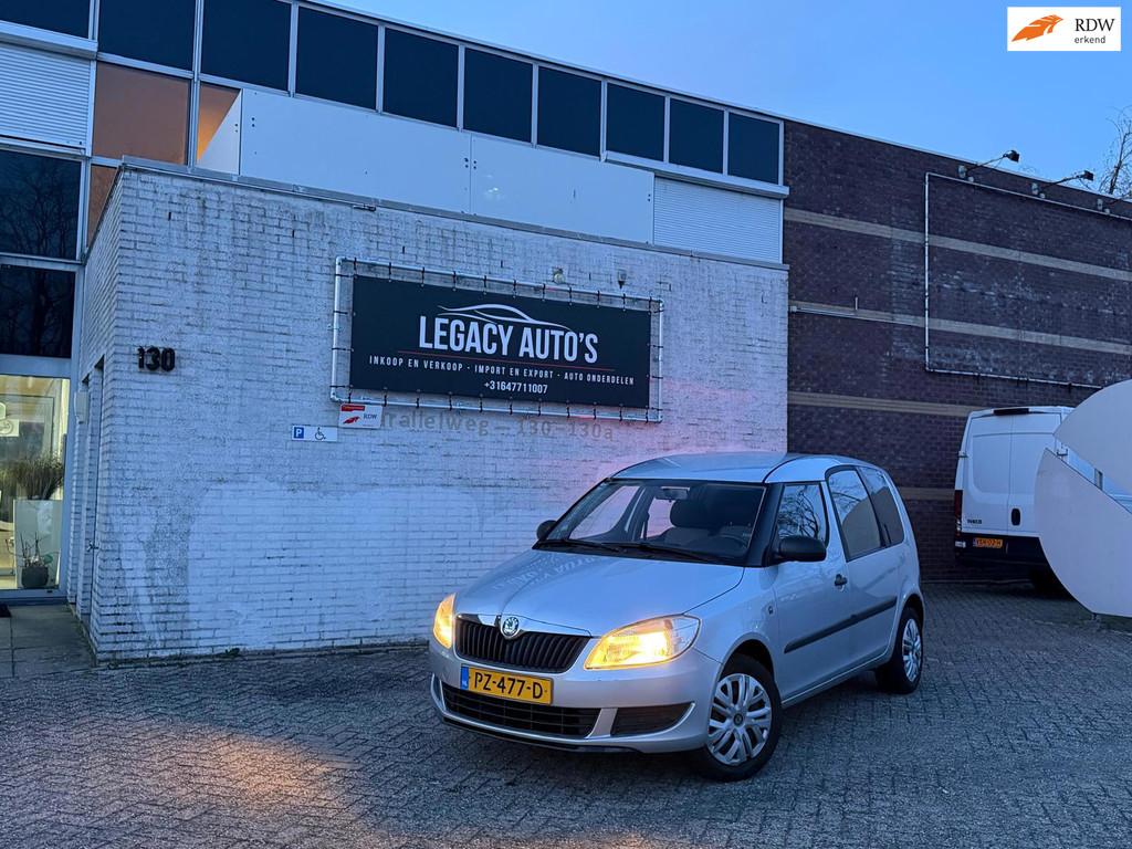 Skoda Roomster 1.2 Ambition - APK 12/2026 - RIJDT & SCHAKELT, Auto's, Voorwielaandrijving, Euro 5, Gebruikt, Zwart