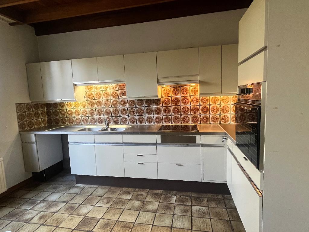 Gratis: Goede stevige keuken jaren ‘70 Poggenpohl, Huis en Inrichting, Keuken | Complete keukens, Ophalen, Gebruikt, Hoekkeuken
