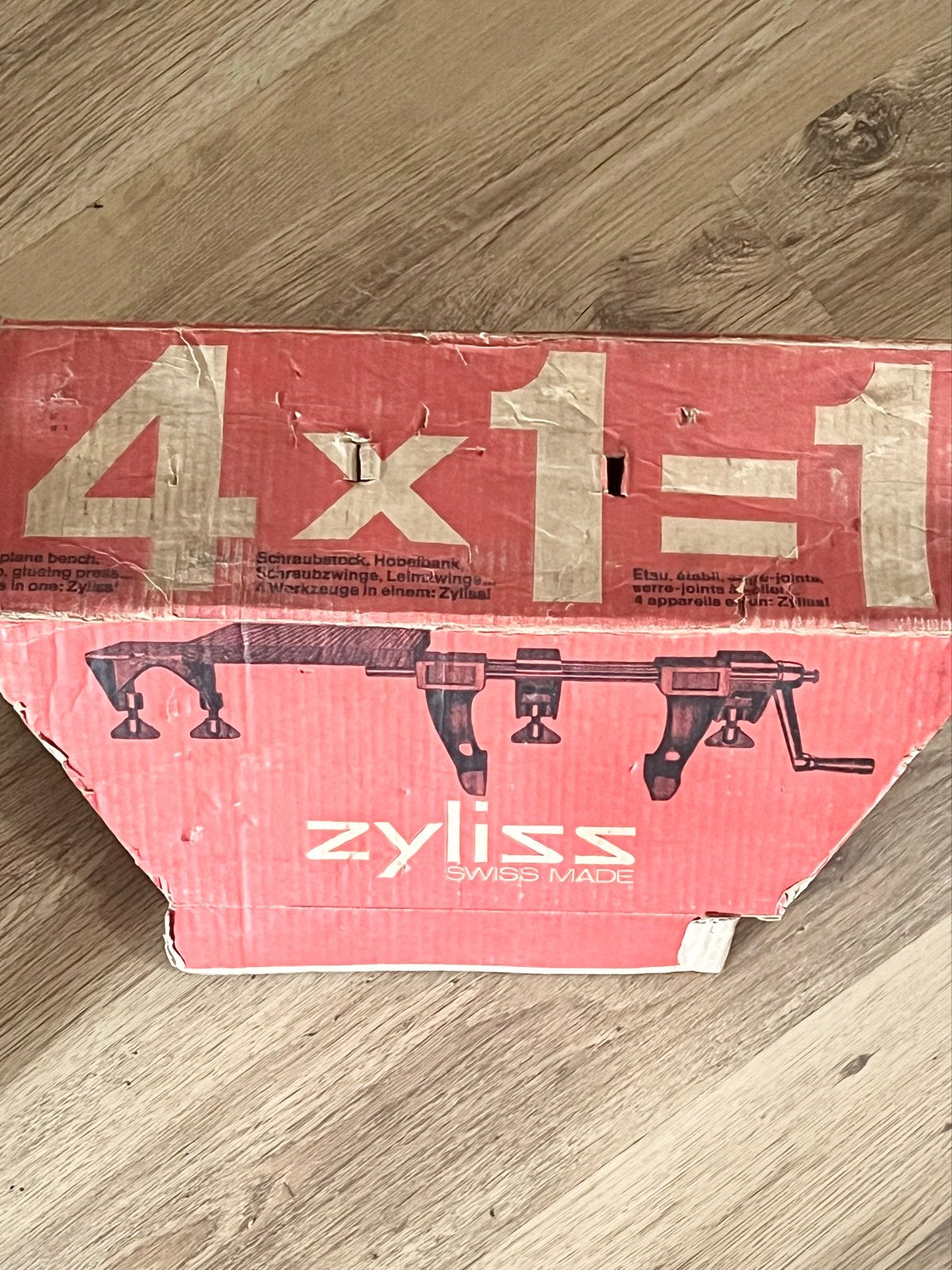 Zyliss 4-in-1 Allimunium Werkbank: , Schroefbank, Hobelbank, Ophalen of Verzenden, Gebruikt