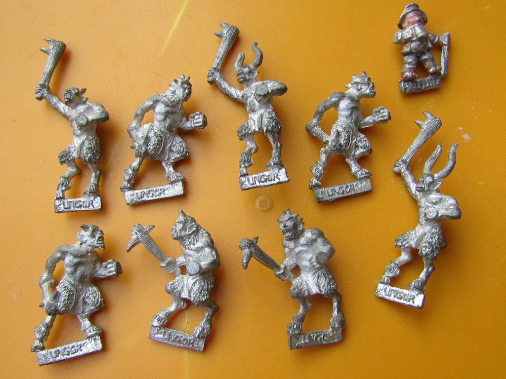 8 Beastman Ungors, Verzenden, Zo goed als nieuw, Warhammer, Figuurtje(s)