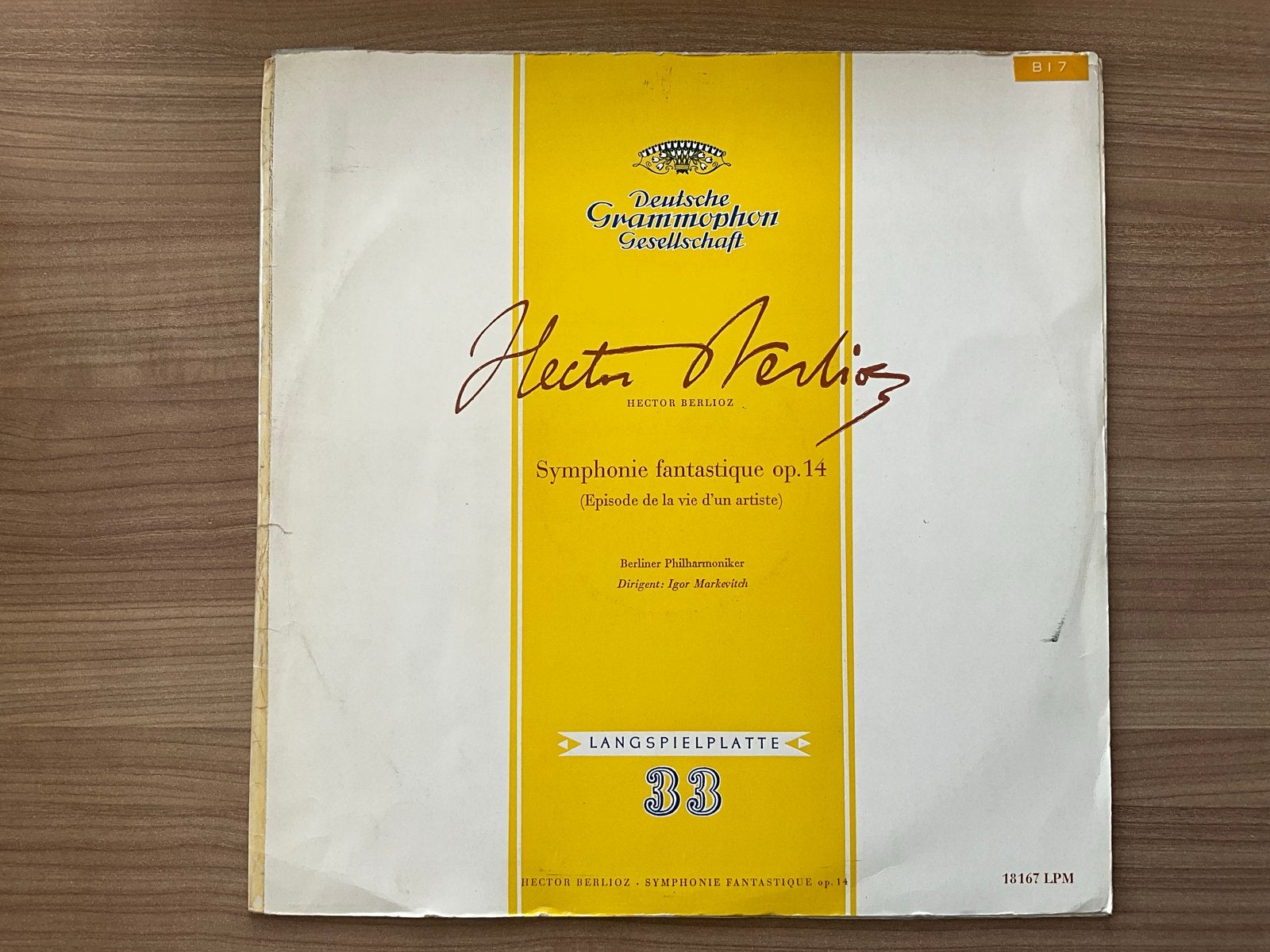 Hector Berlioz - Symphonie Fantastique op.14 LP, Cd's en Dvd's, LP, Gebruikt, Overige componisten, Ophalen of Verzenden