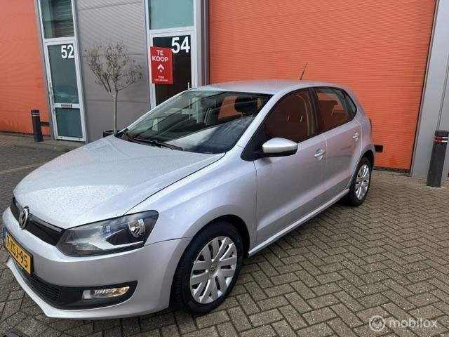 Volkswagen Polo 1.2 TSI Highline 5 DRS-APK 2027-AIRCO-KM NAP, Auto's, Voorwielaandrijving, Euro 5, Stof, Zwart