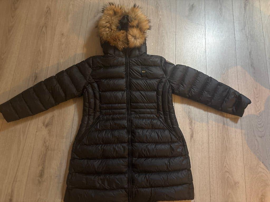 Blauer winterjas, Ophalen of Verzenden, Zo goed als nieuw, Maat 46/48 (XL) of groter, Zwart