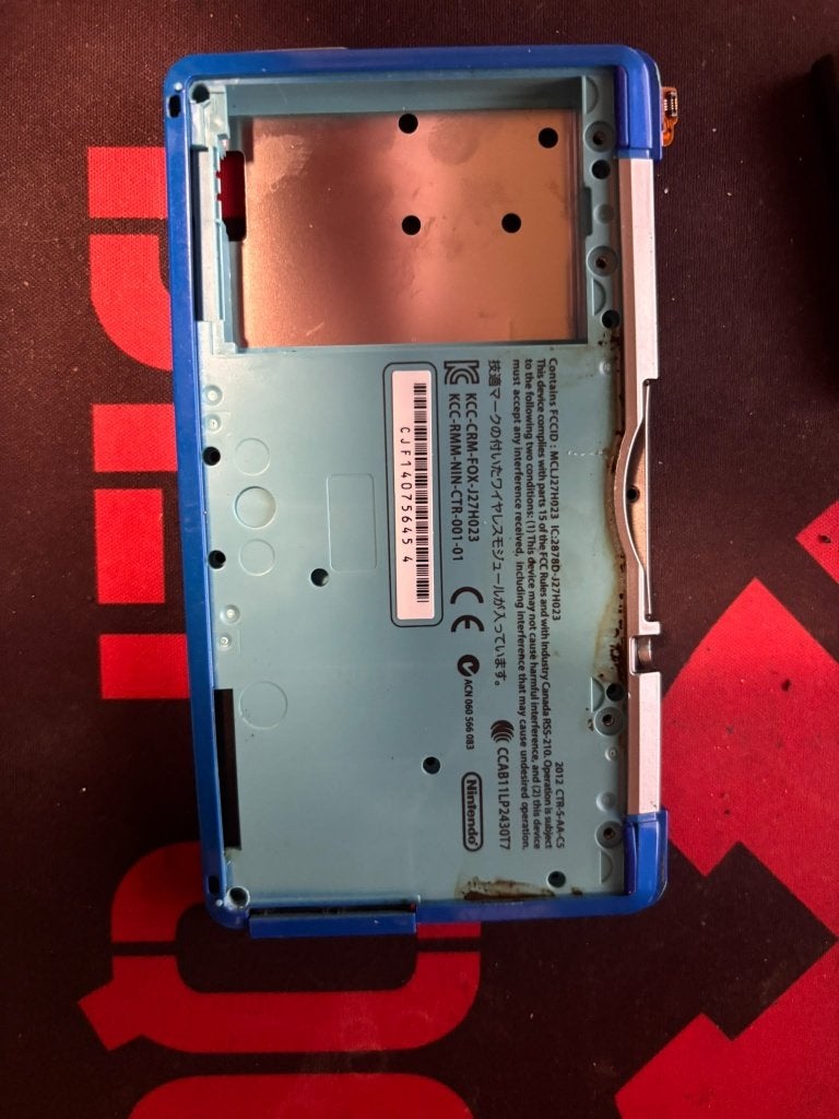 nintendo 3ds, Verzenden, Niet werkend, Blauw, 3DS