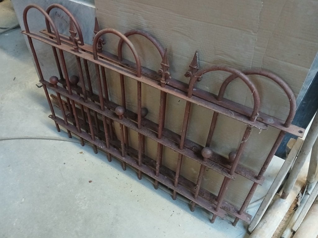 metalen tuinhekjes, hek, tuinafscheiding, Tuin en Terras, Ophalen, Gebruikt, IJzer, Sierhekwerk