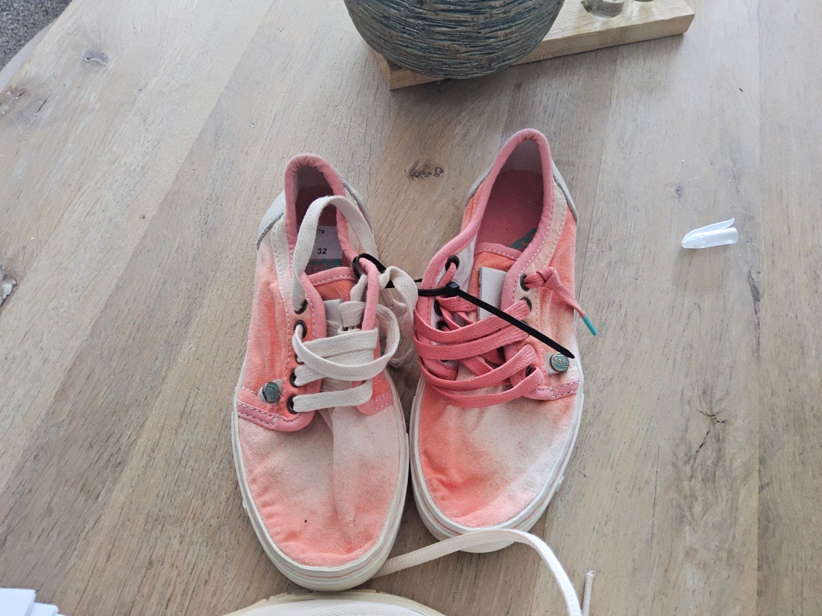 Roze/Oranje Kinder Sneakers Maat 32 nieuw satorisan, Meisje, Schoenen, Nieuw, Ophalen of Verzenden