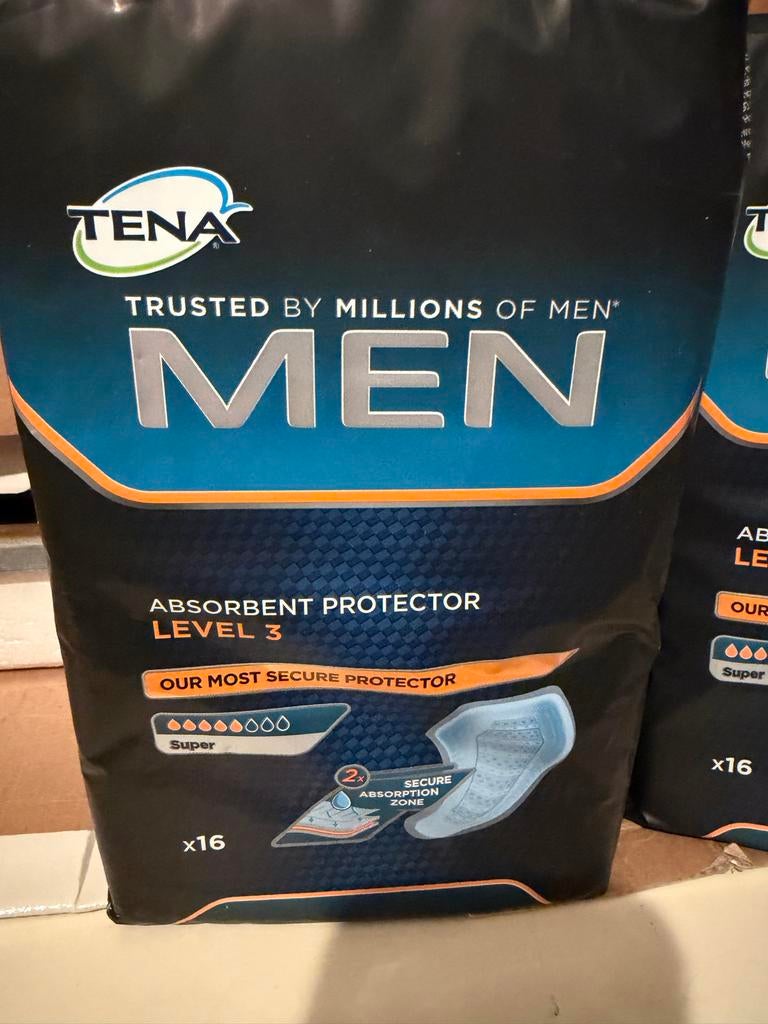 Te koop tena man incontinentie materiaal, Ophalen