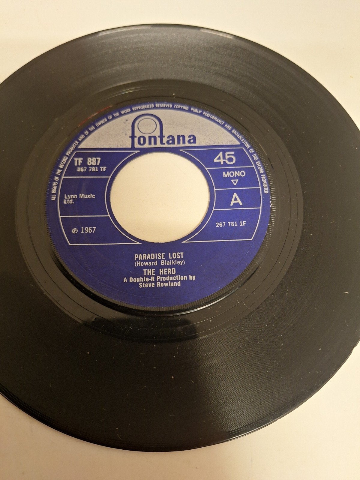 The Herd - Paradise Lost, 1967., Verzenden, 7 inch, Alternative Rock