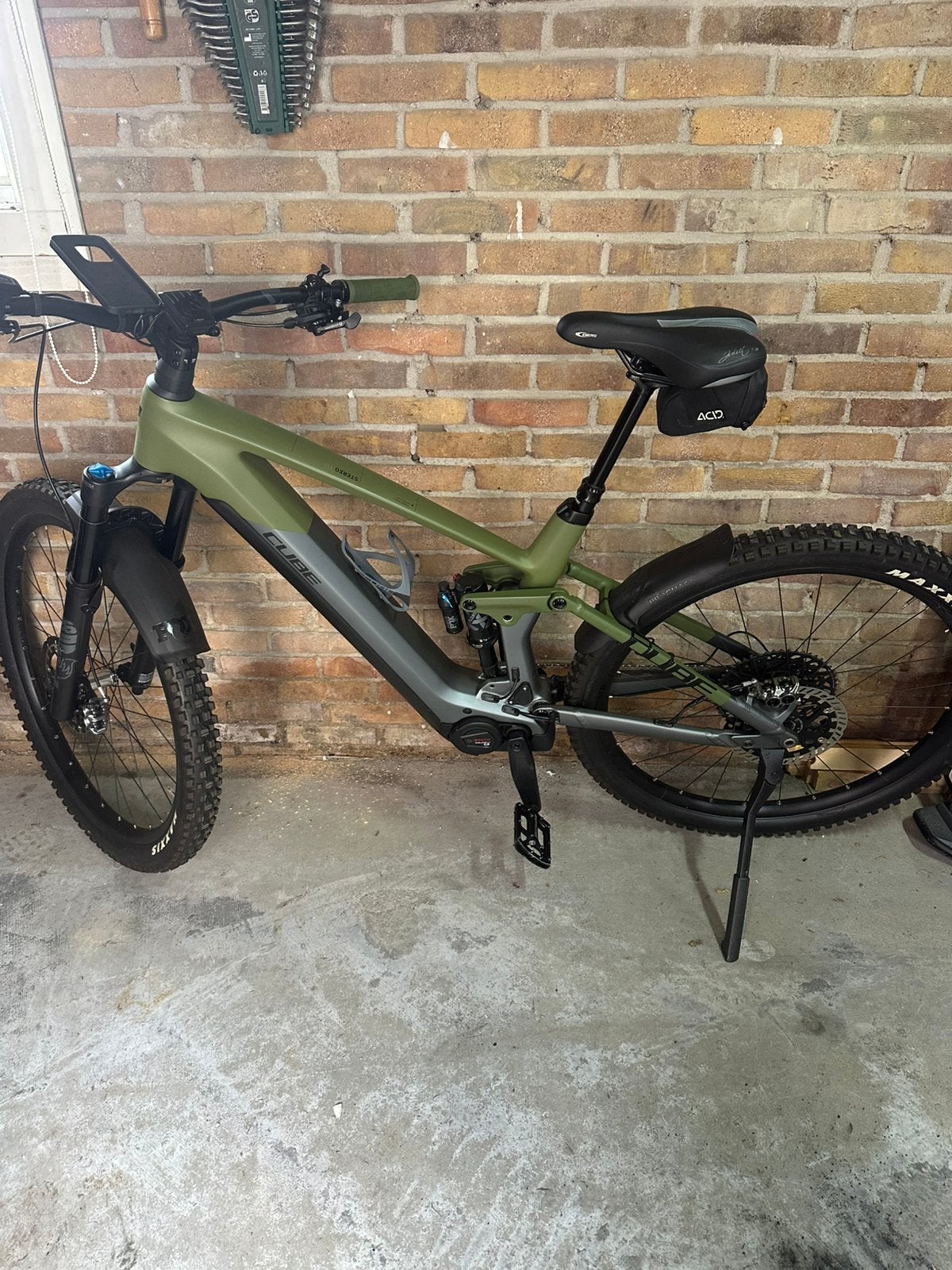 Cube Stereo Hybrid 140 HPC TM 750 e-Mountain Bike Grey/Olive, Ophalen of Verzenden, Zo goed als nieuw