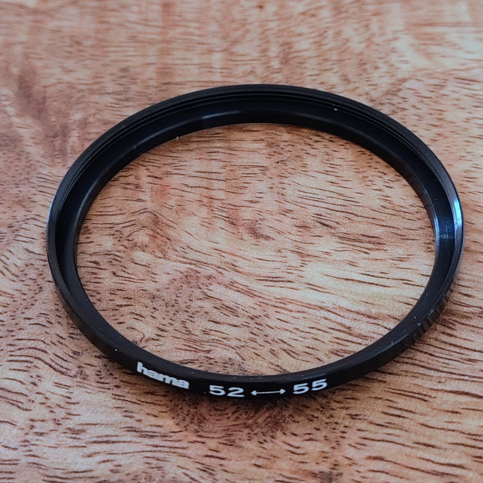 Hama 52mm-55mm Metalen Lens Adapterring, Gebruikt, Overige typen, Ophalen of Verzenden, Hama