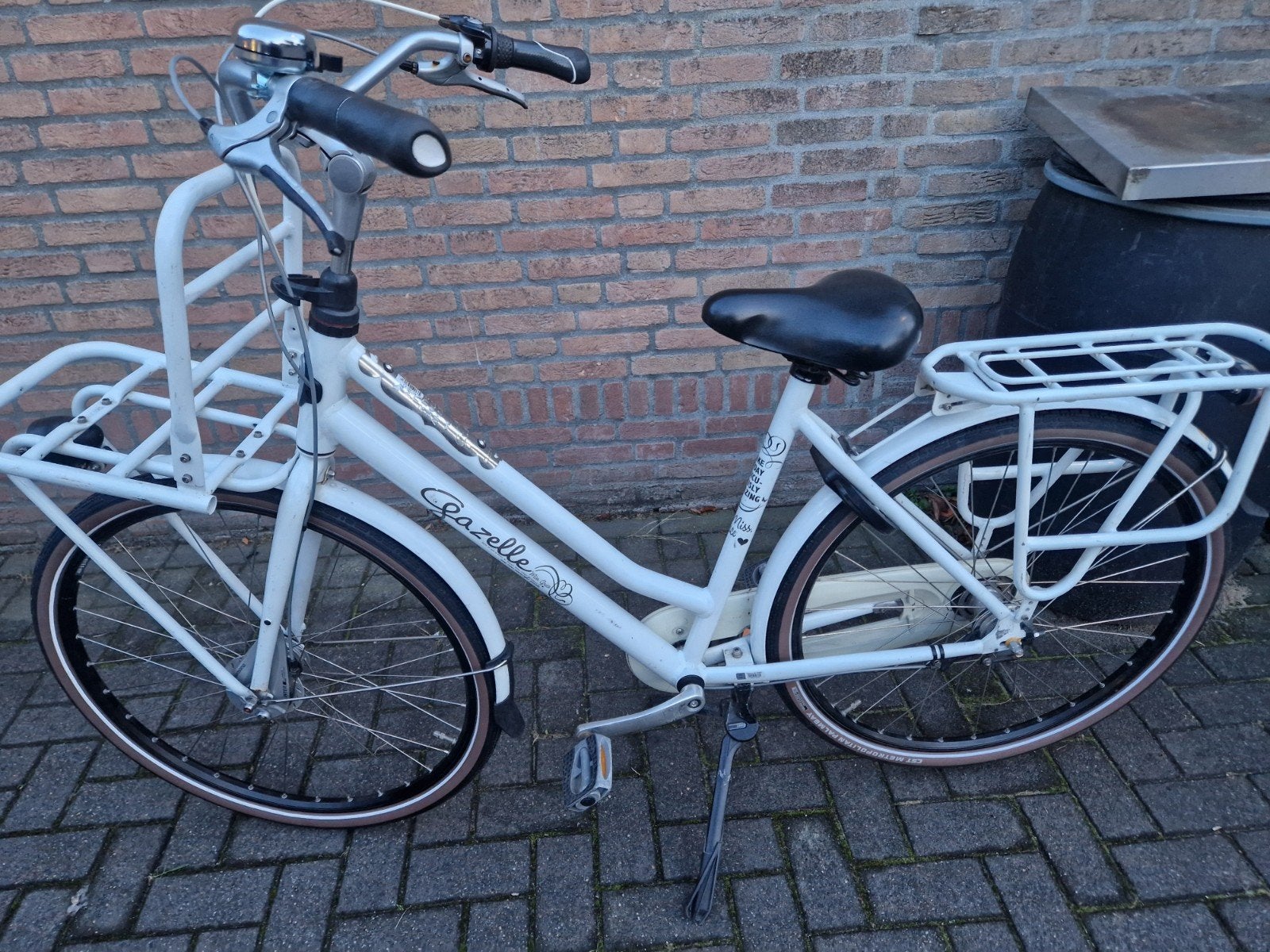 Gazelle miss grace 28inch 54cm., Fietsen en Brommers, Fietsen | Dames | Moederfietsen, Ophalen, 53 tot 56 cm, Dubbele standaard