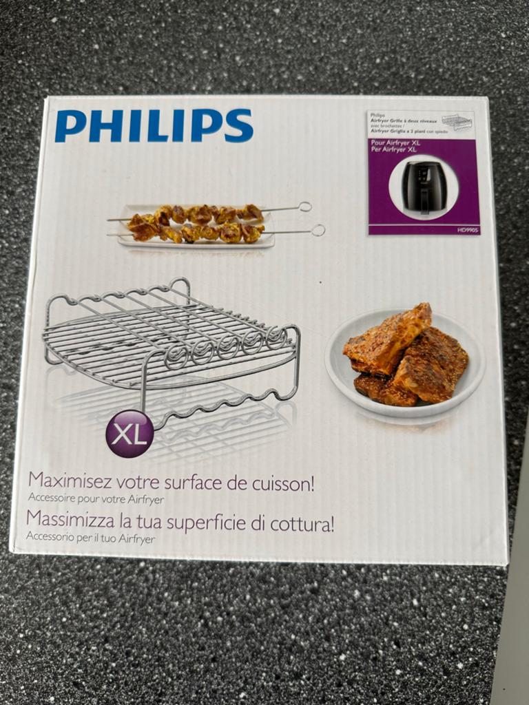 Philips Airfryer XL Grillrek met Spiezen - Nieuw in Doos, Ophalen, Nieuw, Airfryer XL