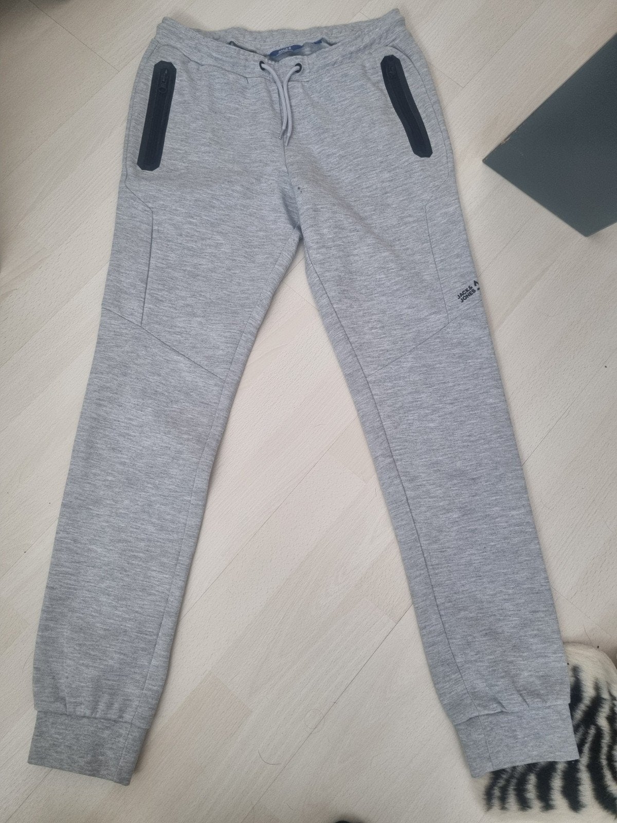 Jack & Jones Joggingbroek Maat 164 Grijs, Gebruikt, Ophalen, Broek, Jongen