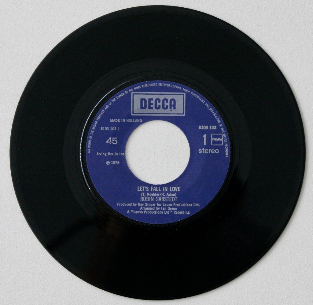Robin Sarstedt - Let's fall in love (NL 1976), Gebruikt, 7 inch, Ophalen of Verzenden, Pop