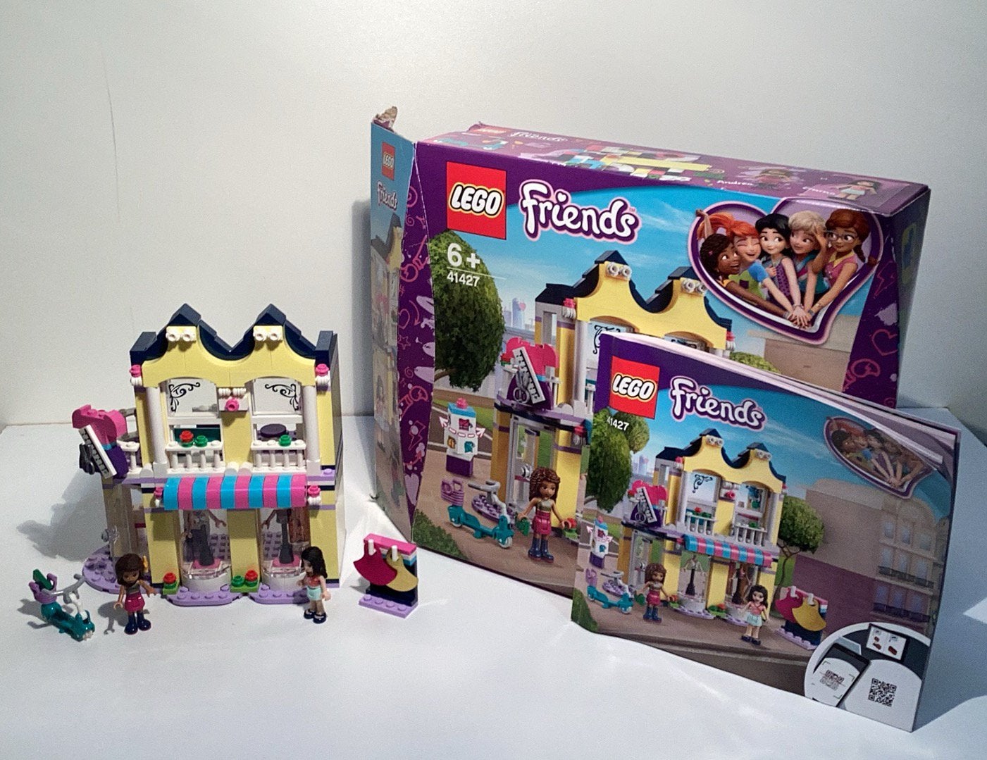 LEGO Friends Emma's modewinkel 41427, Lego, Friends, Ophalen of Verzenden, Zo goed als nieuw