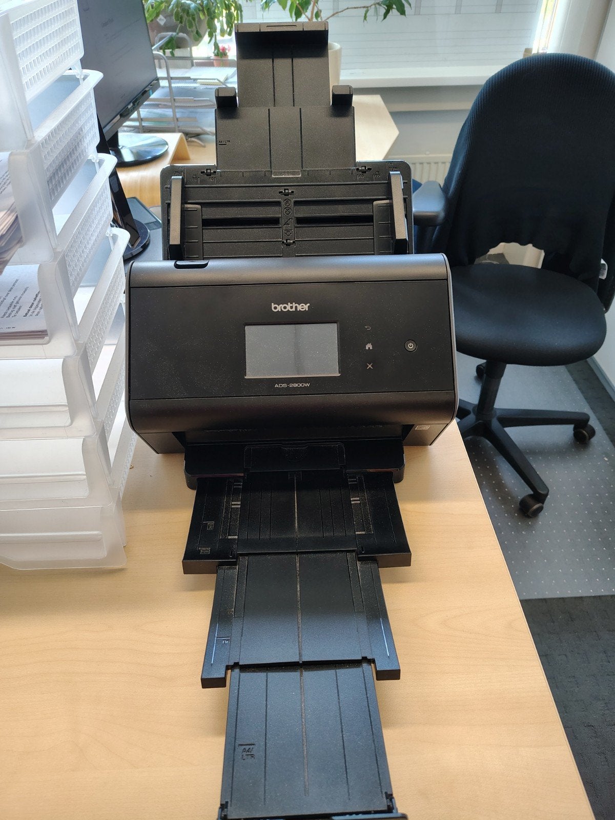 Brother ADS-2800W Documentscanner met Wi-Fi, Computers en Software, Scanners, Gebruikt, Documentscanner, Brother, Ophalen of Verzenden