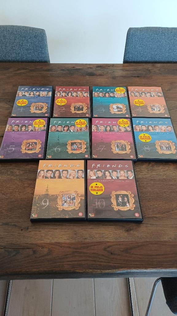 Dvd Friends 10 seizoenen, Alle leeftijden, Ophalen, Zo goed als nieuw, Komedie