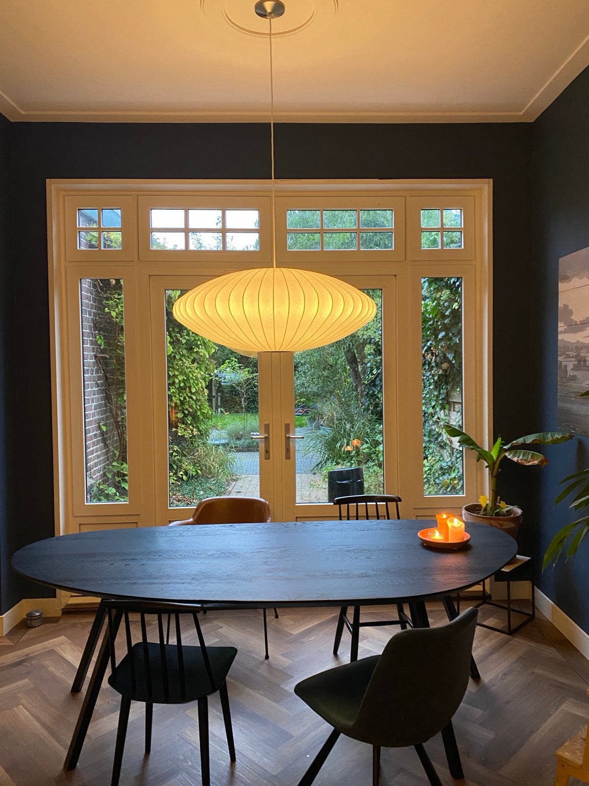 Hay Nelson Saucer Bubble L hanglamp Ø89 - Zeer goede staat, Ophalen, Zo goed als nieuw, Kunststof, Minder dan 50 cm