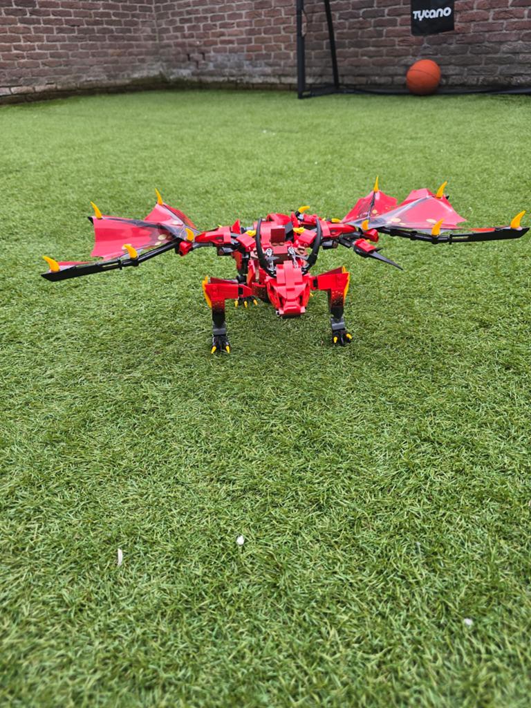 Lego ninjago rode draak 70653, Lego, Zo goed als nieuw, Inclusief minifiguren, Ophalen of Verzenden