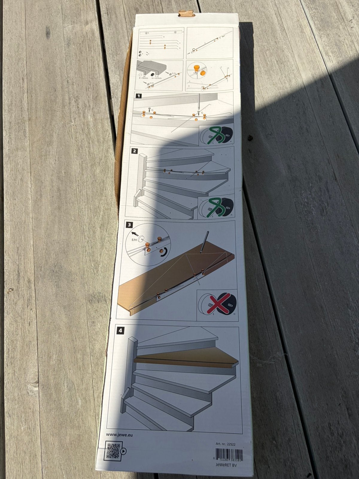 Trapspin nieuw in verpakking, Doe-het-zelf en Verbouw, Ophalen, Nieuw, Overige typen, Overige merken
