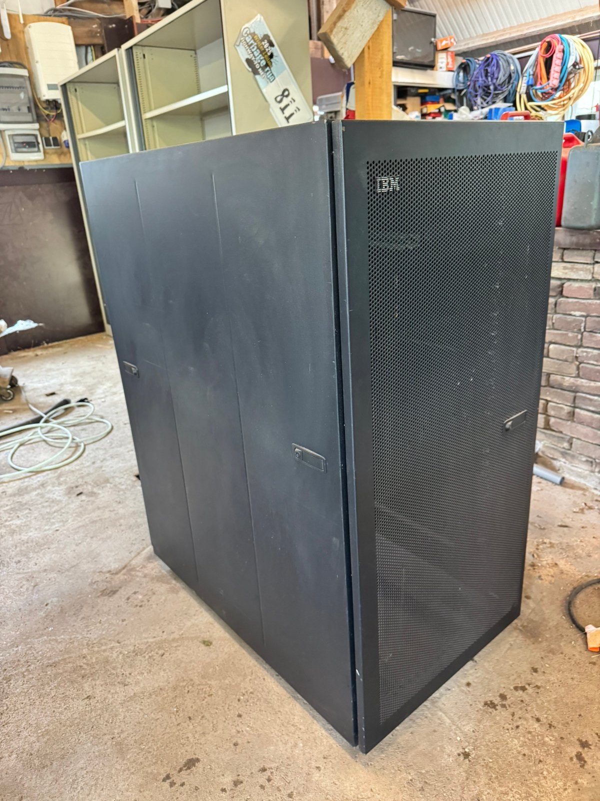 Nette 19inch serverbehuizing / (thuis) batterij rack., Computers en Software, Ophalen, Gebruikt