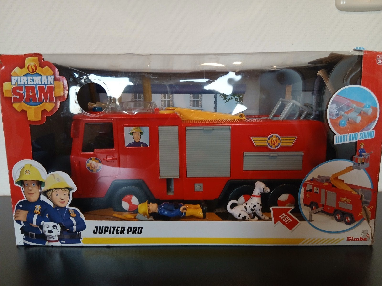 Brandweerman Sam Jupiter Pro Brandweerwagen Speelset, Ophalen of Verzenden, Zo goed als nieuw