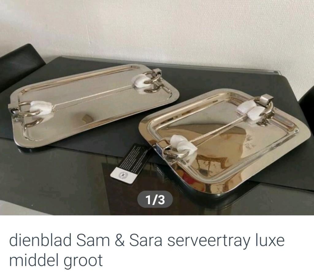 dienblad of serveertray van Sam and Sara, nieuw in plastic, Ophalen of Verzenden, Nieuw