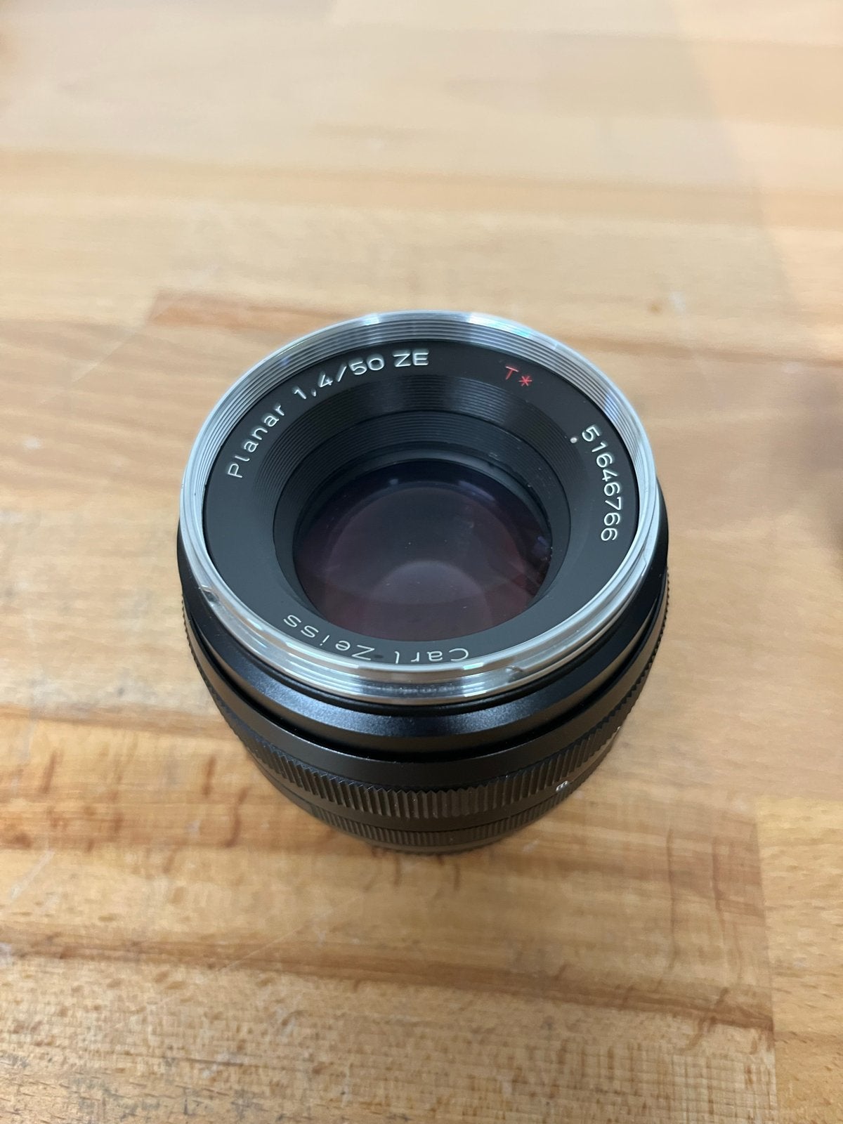 Carl Zeiss Planar 1.4/50 ZE Lens voor Canon EF, Ophalen of Verzenden, Zo goed als nieuw, Canon EF, Handmatige focus