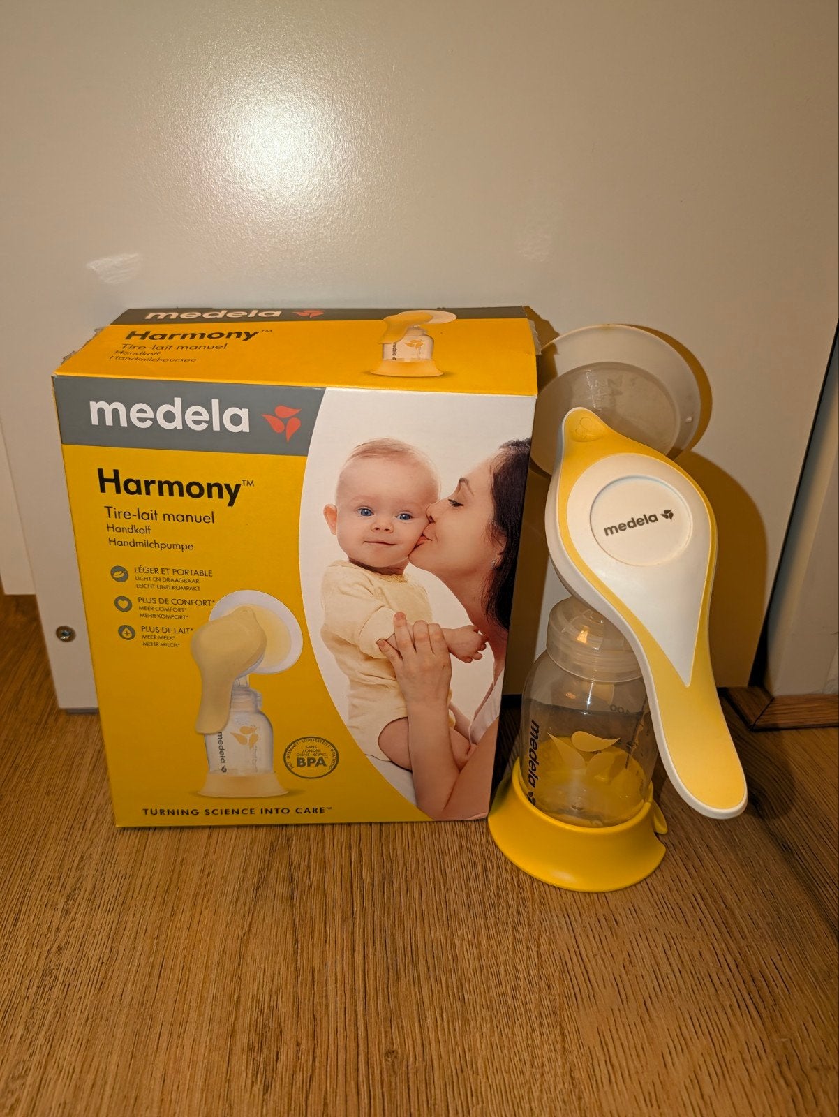 Medela Harmony Handkolf - nooit gebruikt, Medela, Borstkolf, Ophalen of Verzenden, Zo goed als nieuw