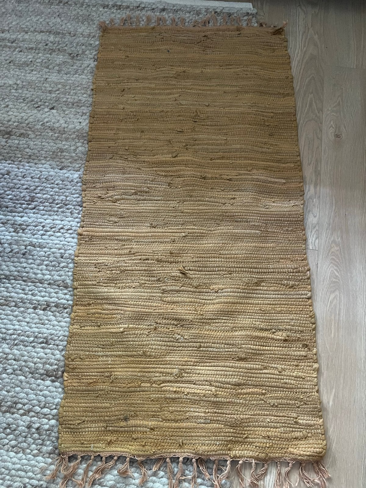 Vloerkleed Chino Kwantum 120x60 cm, Ophalen, 100 tot 150 cm, Bruin, 50 tot 100 cm