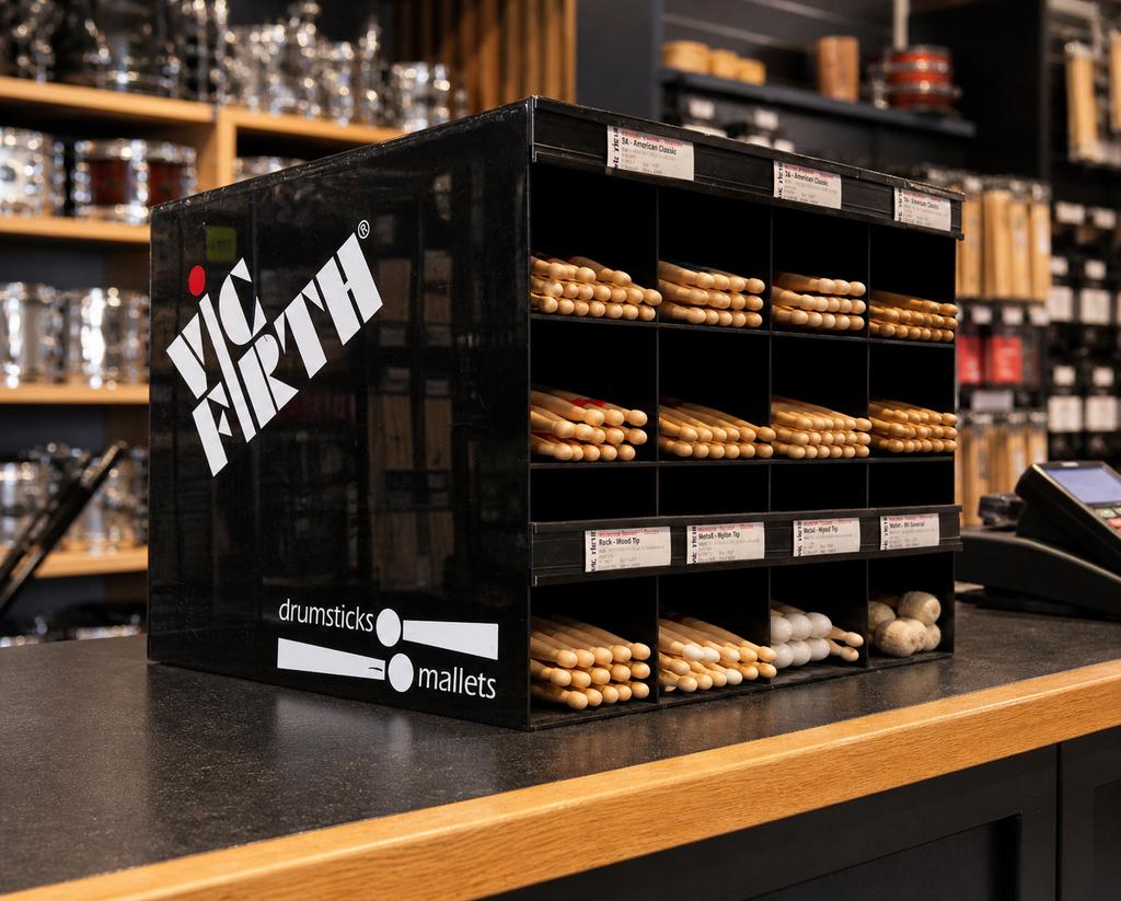 ORIGINELE VIC FIRTH STOKKEN KAST / DRUMSTICK KAST, Ophalen of Verzenden, Melodische percussie