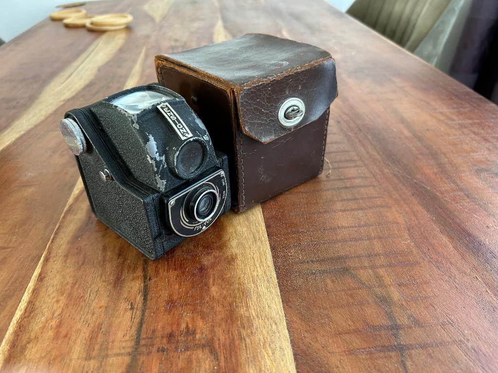 Vintage fototoestel, Ensign, Audio, Tv en Foto, Fotocamera's Analoog, Ophalen, Niet werkend, Compact, Overige Merken