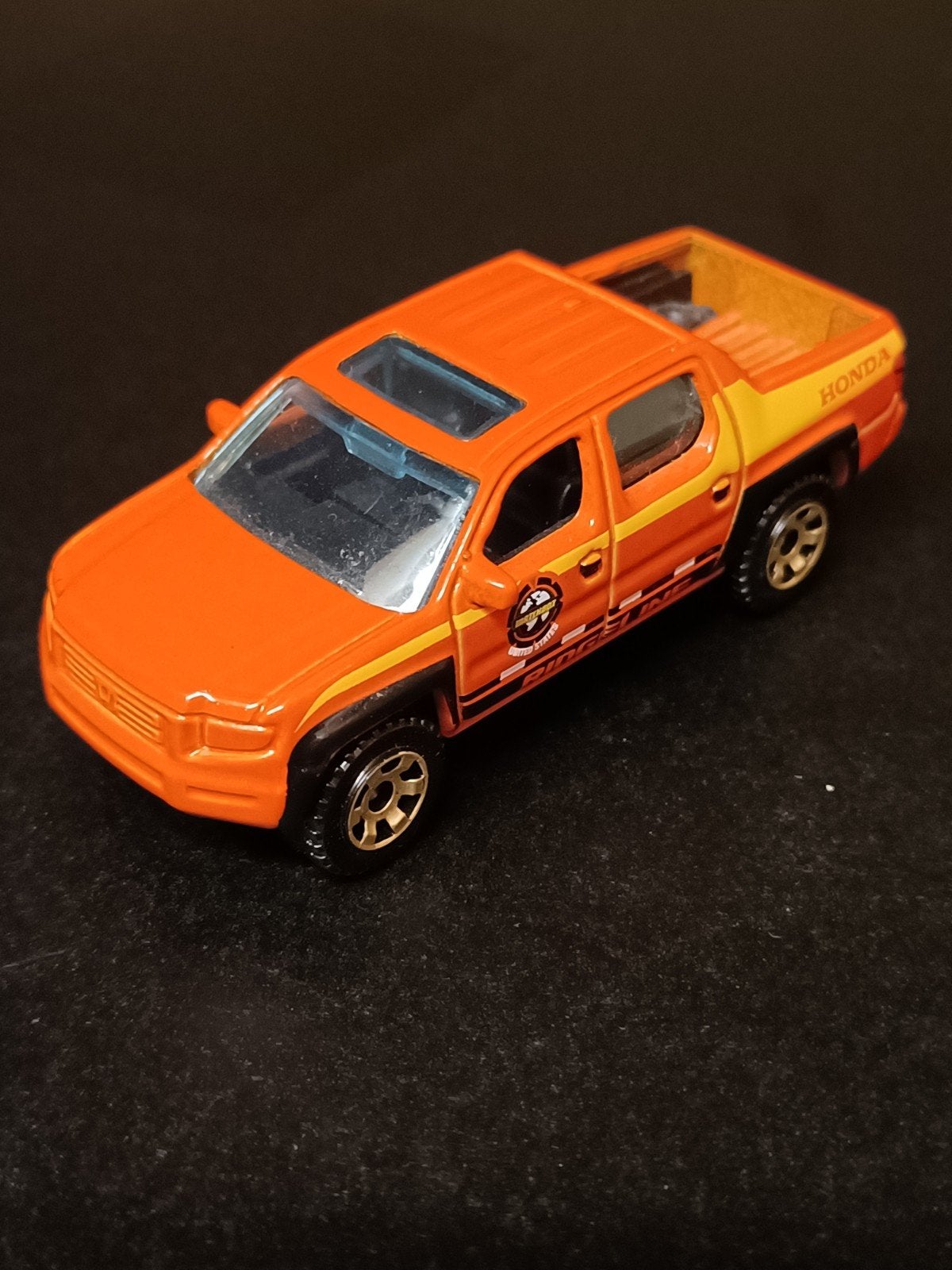matchbox Honda Ridgeline Oranje Speelgoedauto, Ophalen of Verzenden, Gebruikt