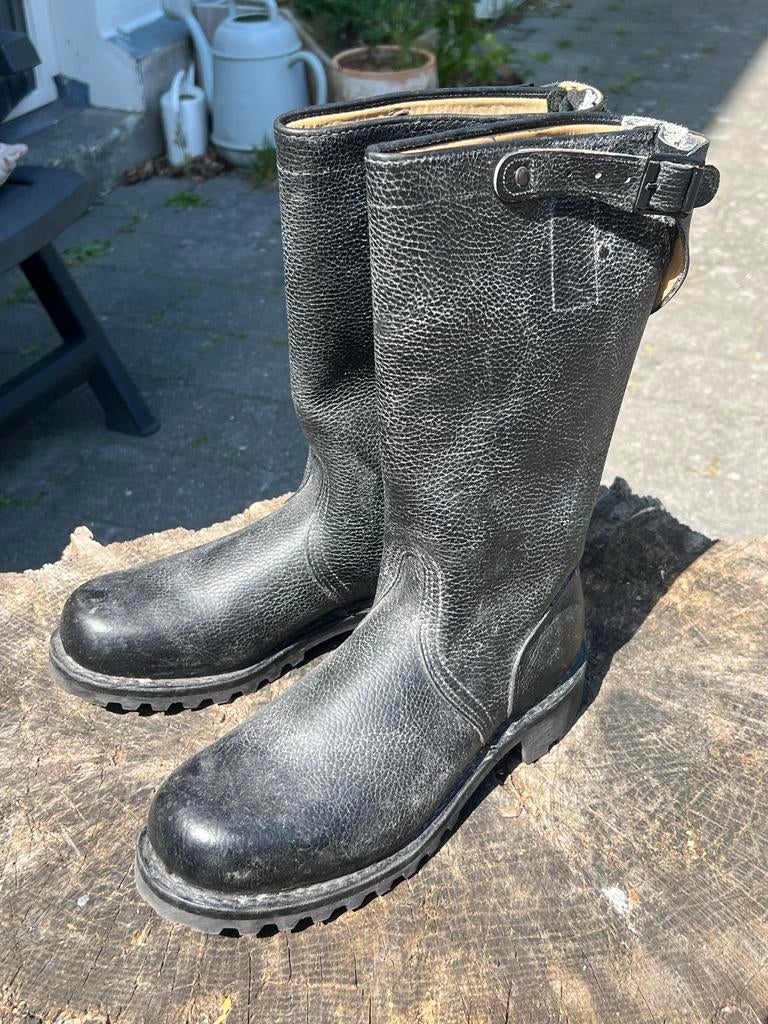 Duitse Engineer Boots - Bijenwas, Maat 41, Zo goed als nieuw, Ophalen of Verzenden, Zo goed als nieuw, Zwart, Boots